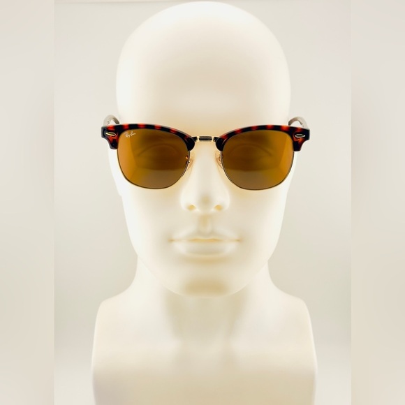 Ray-Ban ClubMaster Sunglasses RB3016 Polished Havana frame B15 Brown Lenses New! main image 4